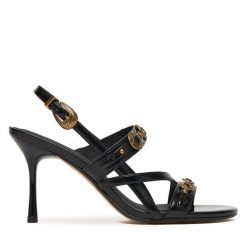 Sandały PINKO. Czarne sandały damskie Pinko, bez wzorów, bez obcasa, na szpilce. Za 1,169.00 zł.