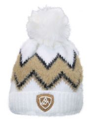 Peak Mountain Czapka "Mouton" w kolorze biało-beżowym rozmiar: onesize. Białe czapki zimowe damskie Peak Mountain. Za 108.74 zł.