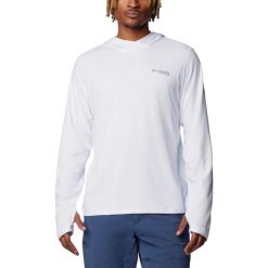 Koszulka sportowa męska Columbia Summit Valley z długim rękawem. Białe t-shirty sportowe męskie Columbia, m, z poliesteru, bez ramiączek. Za 329.00 zł.
