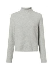 BOSS Sweter z zawartością kaszmiru - Fubrina Kobiety szary, XL. Szare swetry klasyczne damskie Boss, xl, z kaszmiru, bez kołnierzyka. Za 599.95 zł.