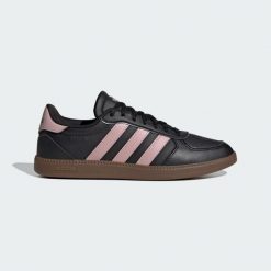 Buty Breaknet Sleek. Brązowe buty sportowe na co dzień damskie Adidas, bez wzorów, z gumy. Za 239.00 zł.