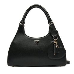 Torebka Guess. Czarne torebki klasyczne damskie Guess, z aplikacjami, bez dodatków. Za 639.99 zł.