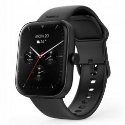 Hama Fit Watch 5000 SMARTWATCH Zegarek Sportowy Prostokątny Czarny. Czarne, cyfrowe zegarki męskie Hama, plastikowe. Za 181.95 zł.