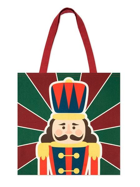 Trendy Kitchen by EXCÉLSA Torba w kolorze zielono-czerwonym - 41,4 x 41,5 cm rozmiar: onesize. Czerwone shopper bag damskie Trendy Kitchen by EXCÉLSA, bez wzorów, z materiału, na ramię, z nadrukiem, bez dodatków. Za 65.38 zł.