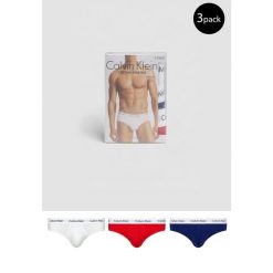 Slipy Mężczyzna CALVIN KLEIN 3 Hip Brief. Czerwone slipki męskie CALVIN KLEIN, bez wzorów. Za 169.55 zł.