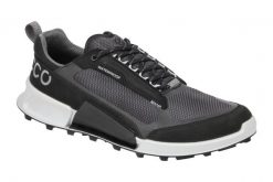Buty trekkingowe Ecco Biom 2.1 X Mountain. Czarne buty trekkingowe męskie ECCO, z materiału, bez zapięcia, trekkingowe. Za 686.90 zł.