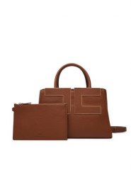 Elisabetta Franchi Torebka BS-06A-66E2-V440 Brązowy. Brązowe torebki klasyczne damskie Elisabetta Franchi, bez wzorów, bez dodatków. Za 1,879.00 zł.
