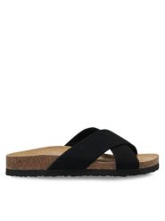 ONLY Shoes Klapki Onlmaxi 15331391 Czarny. Czarne klapki damskie ONLY Shoes, bez wzorów, z materiału, bez obcasa. Za 89.99 zł.