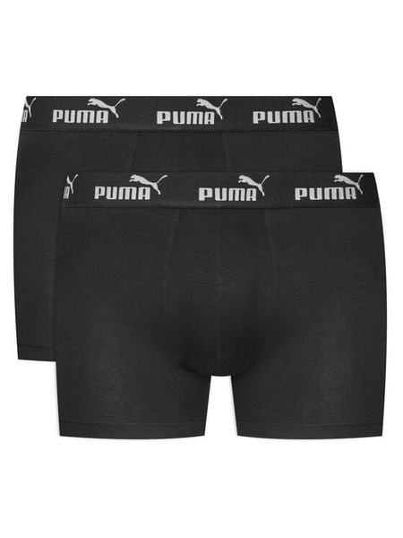 Puma Komplet bokserek 938753 Czarny. Czarne bokserki męskie Puma, bez wzorów, z bawełny. Za 79.99 zł.
