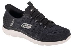 Buty sportowe Sneakersy męskie, Slip-Ins: Summits - Key Pace. Czarne buty sportowe na co dzień męskie Skechers, z materiału, bez zapięcia, trekkingowe. Za 299.99 zł.