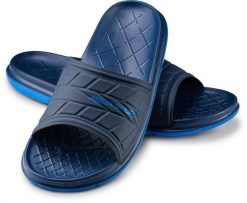 Klapki basenowe dla dorosłych Aqua Speed Aspen. Czarne klapki i japonki męskie Aqua-Speed, z materiału. Za 79.99 zł.