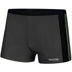 Bokserki pływackie męskie Aqua Speed Jason. Czarne kąpielówki męskie Aqua-Speed, l, bez wzorów, do pływania. Za 59.90 zł.