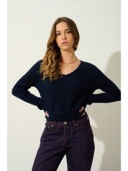 AUTHENTIC CASHMERE Kaszmirowy sweter "Grasmoor" w kolorze granatowym rozmiar: L. Niebieskie swetry klasyczne damskie AUTHENTIC CASHMERE, l, z kaszmiru, bez kołnierzyka. Za 365.48 zł.