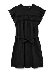 Vero Moda Sukienka w kolorze czarnym rozmiar: M. Czarne sukienki damskie Vero Moda, m, bez wzorów, z bawełny, bez kołnierzyka, bez ramiączek, mini. Za 118.56 zł.