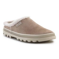 Buty Palladium Palladune Mule Warm 74337-271-M beżowy. Brązowe kapcie damskie ze skóry. Za 490.22 zł.