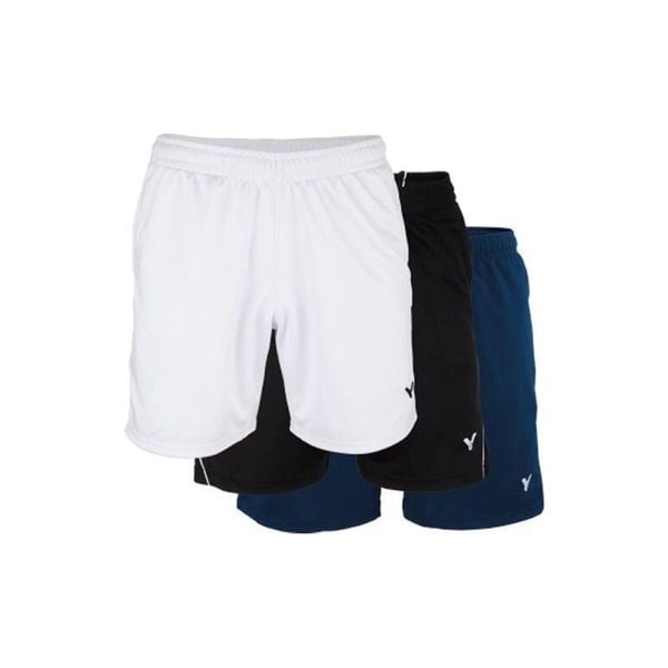 Spodenki sportowe męskie VICTOR 4866. Białe szorty męskie VICTOR, bez wzorów, sportowe. Za 97.99 zł.