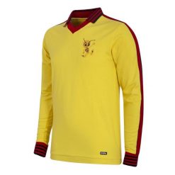 Koszulka retro piłkarska dla dorosłych - Watford FC 1976/77 - Żółta. Żółte t-shirty sportowe męskie COPA FOOTBALL, bez ramiączek, do piłki nożnej. Za 337.68 zł.