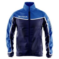 Kurtka Sportowa Unisex Givova Asia RJ006 - Niebieska Królewska. Niebieskie kurtki treningowe męskie Givova, m, bez wzorów, z nylonu. Za 145.99 zł.