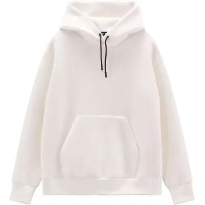 Cmp Bluza męska MAN SWEAT FIX HOOD z miękkiego materiału – A125 Ivory. Białe bluzy z kapturem męskie CMP, l, z elastanu. Za 367.75 zł.