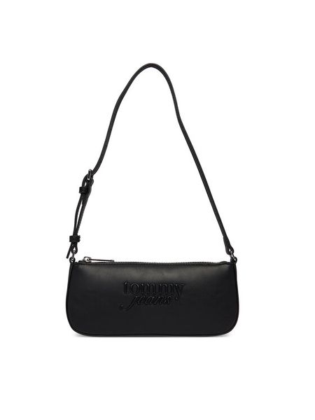 Tommy Jeans Torebka Tjw Must Shoulder Bag AW0AW18449 Czarny. Czarne torebki klasyczne damskie Tommy Jeans, bez wzorów, z jeansu, bez dodatków. Za 329.99 zł.