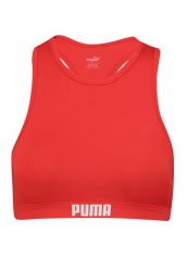 Góra od bikini Puma, racerback, czerwonym. Czerwone bikini damskie Puma, bez wzorów. Za 190.00 zł.