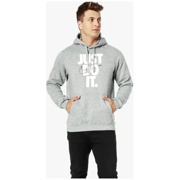 Nike Bluza M Nsw Hbr Hoodie Po Flc Jdi , szary, rozmiar XXL. Szare bluzy z kapturem męskie Nike, m, z bawełny. W wyprzedaży za 179.99 zł.