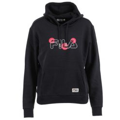 Fila Bellagio Hoody, damska bluza. Czarne bluzy bez kaptura damskie Fila, xs, z bawełny. Za 255.75 zł.