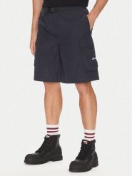 Robe di Kappa Szorty materiałowe Giovani 67124BW Granatowy Regular Fit. Niebieskie szorty męskie Robe di Kappa, bez wzorów, z materiału. Za 449.99 zł.