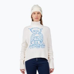 Sweter damski Rossignol JCC Snow Angels Pull. Białe swetry klasyczne damskie Rossignol, na zimę, bez kołnierzyka. Za 1,079.00 zł.
