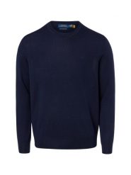 Polo Ralph Lauren sweter wełniany Mężczyźni Wełna (100%) niebieski, S. Niebieskie swetry męskie Polo Ralph Lauren, m, bez wzorów, z wełny, bez kołnierzyka. Za 919.95 zł.