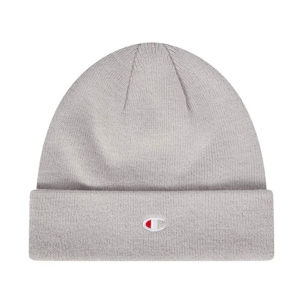 Czapka Champion Beanie Cap, 100% akryl, szara. Szare czapki męskie CHAMPION, bez wzorów. Za 62.99 zł.