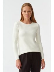 TATUUM Koszulka "Wiko" w kolorze kremowym rozmiar: XL. Brązowe t-shirty damskie Tatuum, xl, bez wzorów, bez kołnierzyka. Za 165.71 zł.