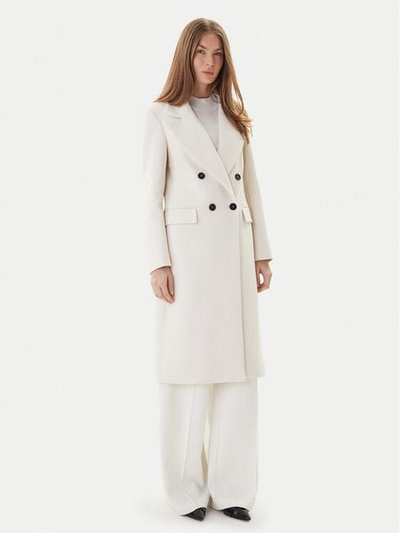 Maryley Płaszcz przejściowy 25IB807/01PA Écru Regular Fit. Płaszcze damskie Maryley, xl, bez wzorów, z syntetyku. Za 839.99 zł.