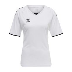 Koszulka damska Hummel hmlhmlCORE volley. Białe bluzki damskie HUMMEL, l, bez wzorów, eleganckie, bez kołnierzyka, bez ramiączek. Za 136.50 zł.