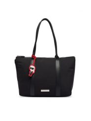 KARL LAGERFELD Torebka B4W30103 Czarny. Czarne torebki klasyczne damskie Karl Lagerfeld, bez wzorów, z materiału, bez dodatków. Za 849.99 zł.