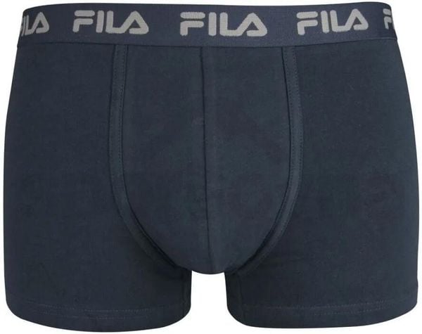 Bokserki męskie Fila 1-pak granatowe. Czarne bokserki męskie 661, bez wzorów, z bawełny. Za 113.99 zł.