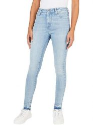 Pepe Jeans Dżinsy - Slim fit - w kolorze błękitnym rozmiar: W30. Niebieskie jeansy damskie Pepe Jeans, z podwyższonym stanem. Za 180.06 zł.