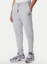 Reebok Spodnie dresowe Azaz RK25549CCM Szary Slim Fit. Szare spodnie dresowe męskie Reebok, bez wzorów, z bawełny. Za 199.99 zł.