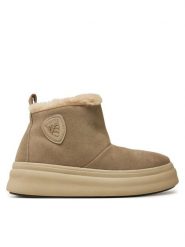 Blauer Śniegowce F4EMERY02 Szary. Szare śniegowce damskie Blauer, ze skóry. Za 419.99 zł.