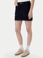 Tommy Jeans Spódnica jeansowa DW0DW21991 Granatowy Regular Fit. Niebieskie spódniczki damskie Tommy Jeans, bez wzorów, z bawełny. Za 369.99 zł.