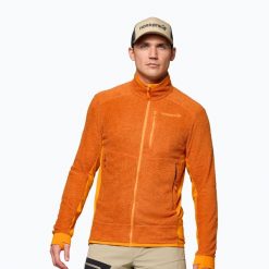 Bluza polarowa męska NORRONA Falketind Warm1 Active. Brązowe bluzy bez kaptura męskie NORRONA, l, z elastanu. Za 769.99 zł.