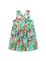 Mayoral Sukienka letnia 3934 Kolorowy Regular Fit. Sukienki dziewczęce Mayoral, na lato, bez wzorów, z syntetyku, bez ramiączek. Za 119.99 zł.