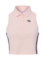 Adidas Originals crop top Kobiety Bawełna różowy, XL. Czerwone topy sportowe damskie adidas Originals, xl, bez wzorów, z bawełny, bez ramiączek. Za 119.95 zł.