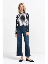 Rich & Royal Sweter w kolorze biało-czarnym rozmiar: XS. Białe swetry klasyczne damskie Rich & Royal, xs, bez kołnierzyka. Za 248.58 zł.