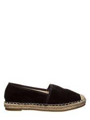 Foreverfolie Espadryle w kolorze czarnym rozmiar: 37. Czarne espadryle damskie Foreverfolie, bez wzorów, z materiału, bez obcasa. Za 83.62 zł.