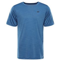 Koszulka męska turystyczna szybkoschnąca Alpine Pro Basik. Niebieskie t-shirty sportowe męskie Alpine Pro, l, z elastanu, bez ramiączek, na fitness i siłownię. Za 109.00 zł.