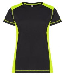 Clique Ambition-T Women koszulka zwiększająca widoczność – Visib Yellow. Żółte t-shirty damskie CLIQUE, m, bez wzorów, z bawełny, bez kołnierzyka. Za 142.05 zł.