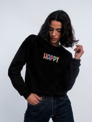 WOOOP Bluza w kolorze czarnym rozmiar: XL. Czarne bluzy bez kaptura damskie Wooop, xl. Za 98.42 zł.