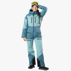 Kombinezon narciarski damski Swedemount Freeride Skisuit wodoodporny. Zielone kombinezony damskie SWEDEMOUNT, na zimę, xl, bez wzorów, z materiału, bez kołnierzyka, bez ramiączek. Za 1,199.00 zł.