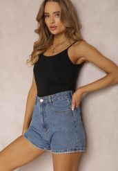Czarny Top Bawełniany Palike. Czarne topy damskie Renee, l, bez wzorów, z bawełny, bez kołnierzyka. Za 19.99 zł.